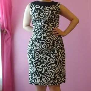 3/$15 Black and White Dress